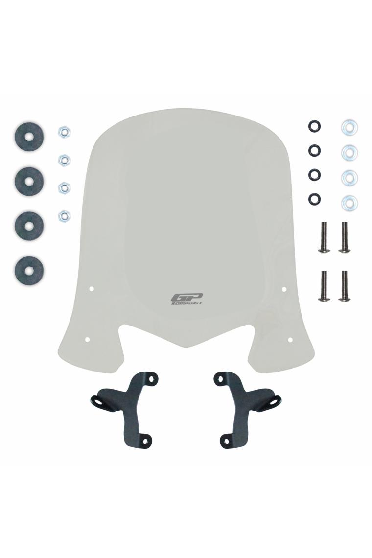 GP Kompozit TVS Jupiter 110/125 2023-2024 Uyumlu Ön Cam Şeffaf - 42 Cm