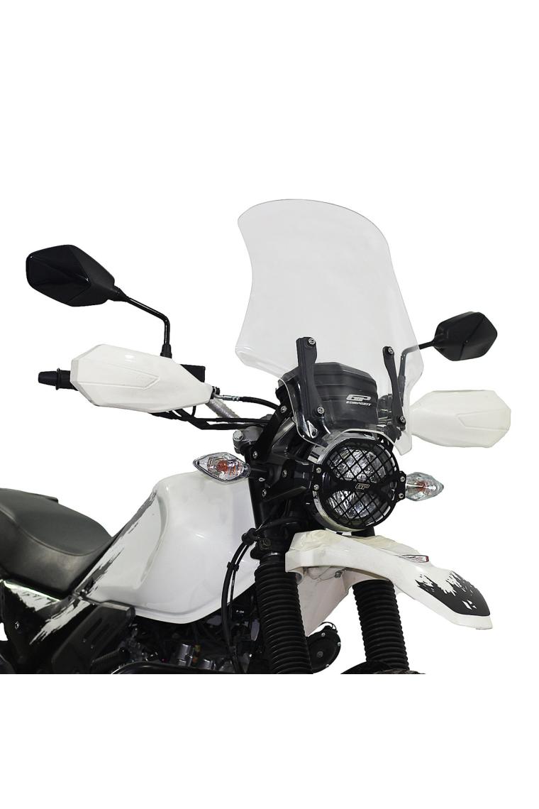 GP Kompozit Hero X-Pulse 200 2020-2024 Uyumlu Tur Camı Şeffaf 49 cm