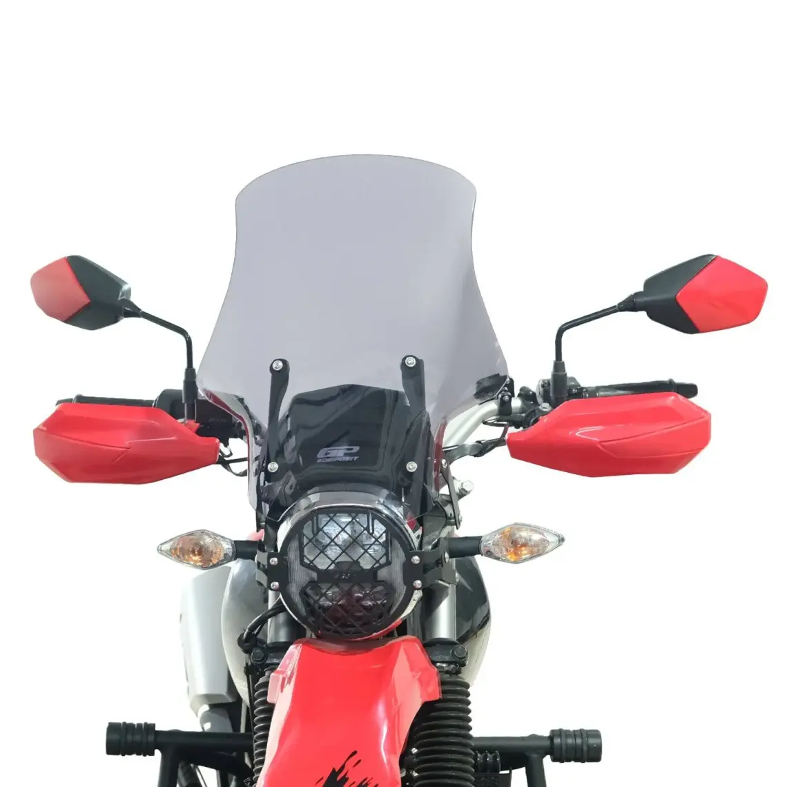 GP Kompozit Hero X-Pulse 200 2020-2024 Uyumlu Tur Camı Füme 49 cm