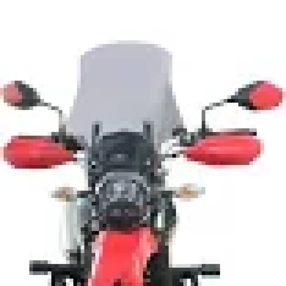 GP Kompozit Hero X-Pulse 200 2020-2024 Uyumlu Tur Camı Füme 49 cm
