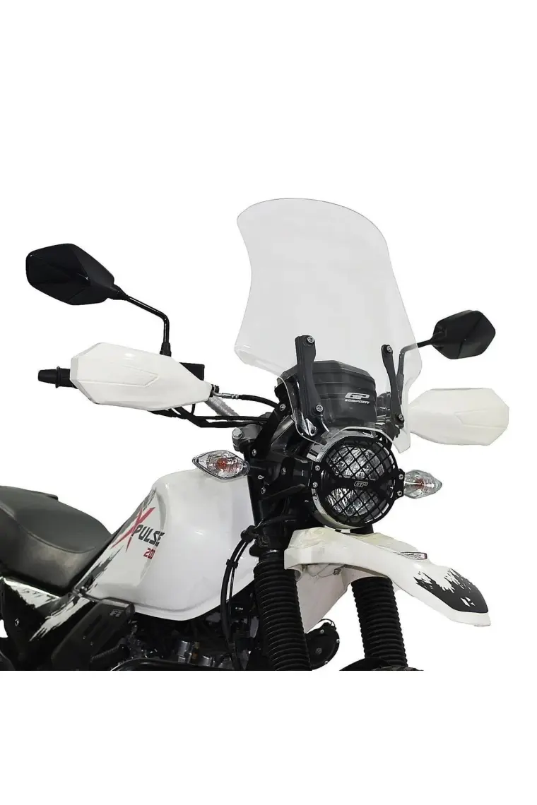 GP Kompozit Hero X-Pulse 200 2020-2024 Uyumlu Tur Camı Füme 49 cm