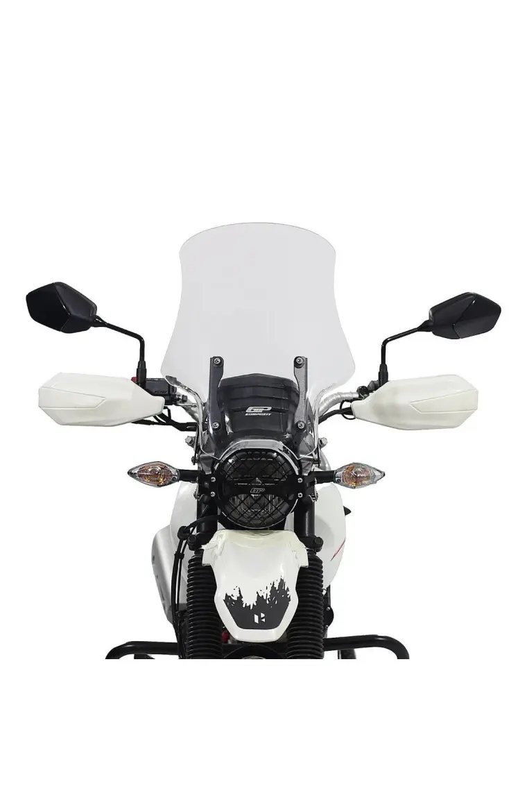 GP Kompozit Hero X-Pulse 200 2020-2024 Uyumlu Tur Camı Füme 49 cm