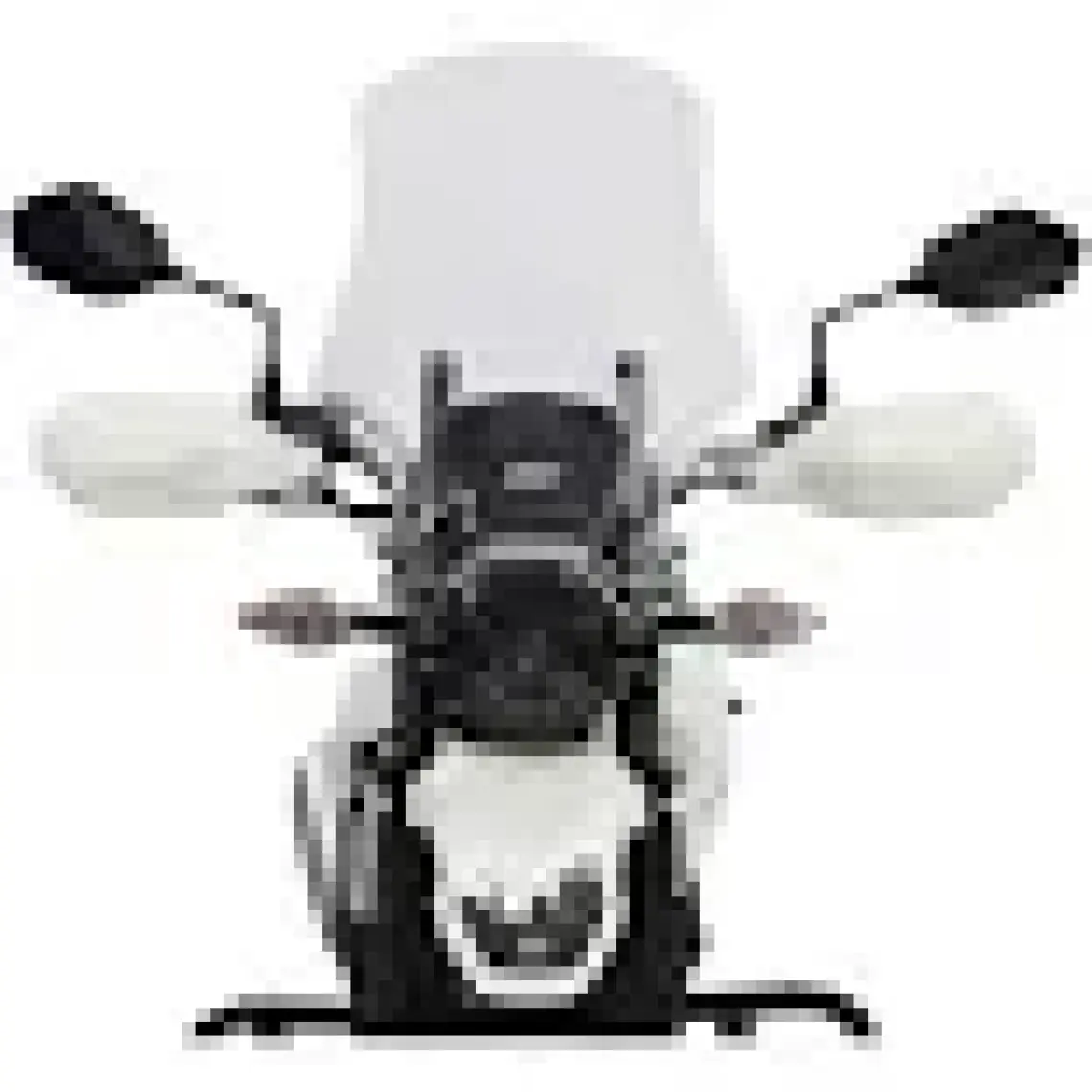 GP Kompozit Hero X-Pulse 200 2020-2024 Uyumlu Tur Camı Füme 49 cm