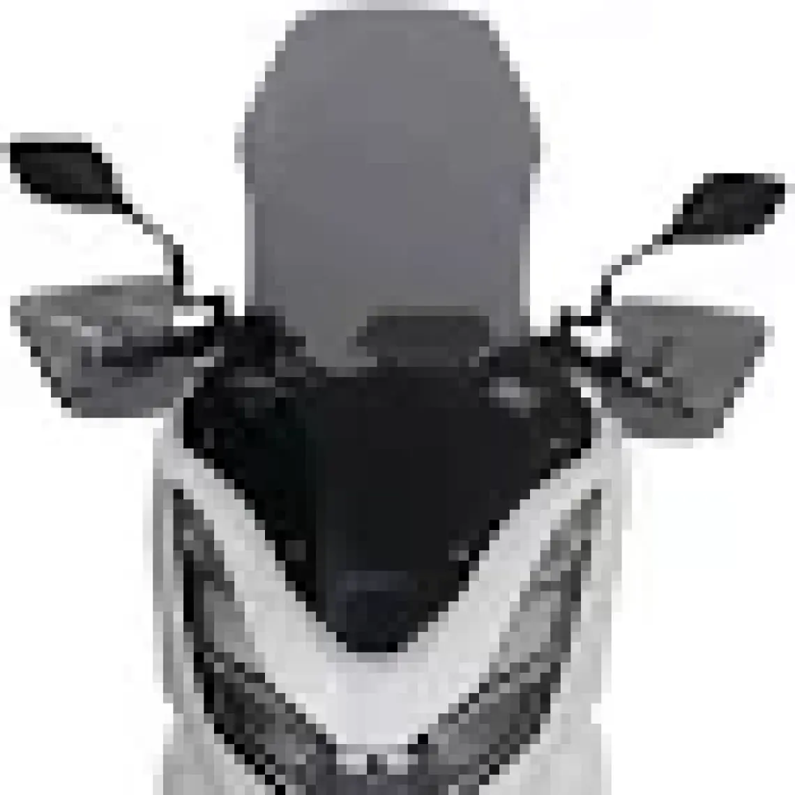 GP Kompozit Honda PCX 125 2021-2024 Uyumlu Ön Tur Camı Füme 79 cm