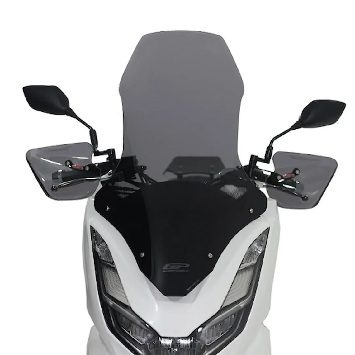 GP Kompozit Honda PCX 125 2021-2024 Uyumlu Ön Tur Camı Füme 79 cm