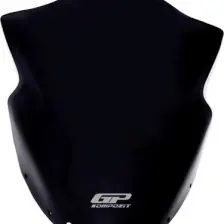 GP Kompozit Bajaj Dominar 250 / 400 2017-2024 Uyumlu Kısa Ön Cam Siyah 37 cm