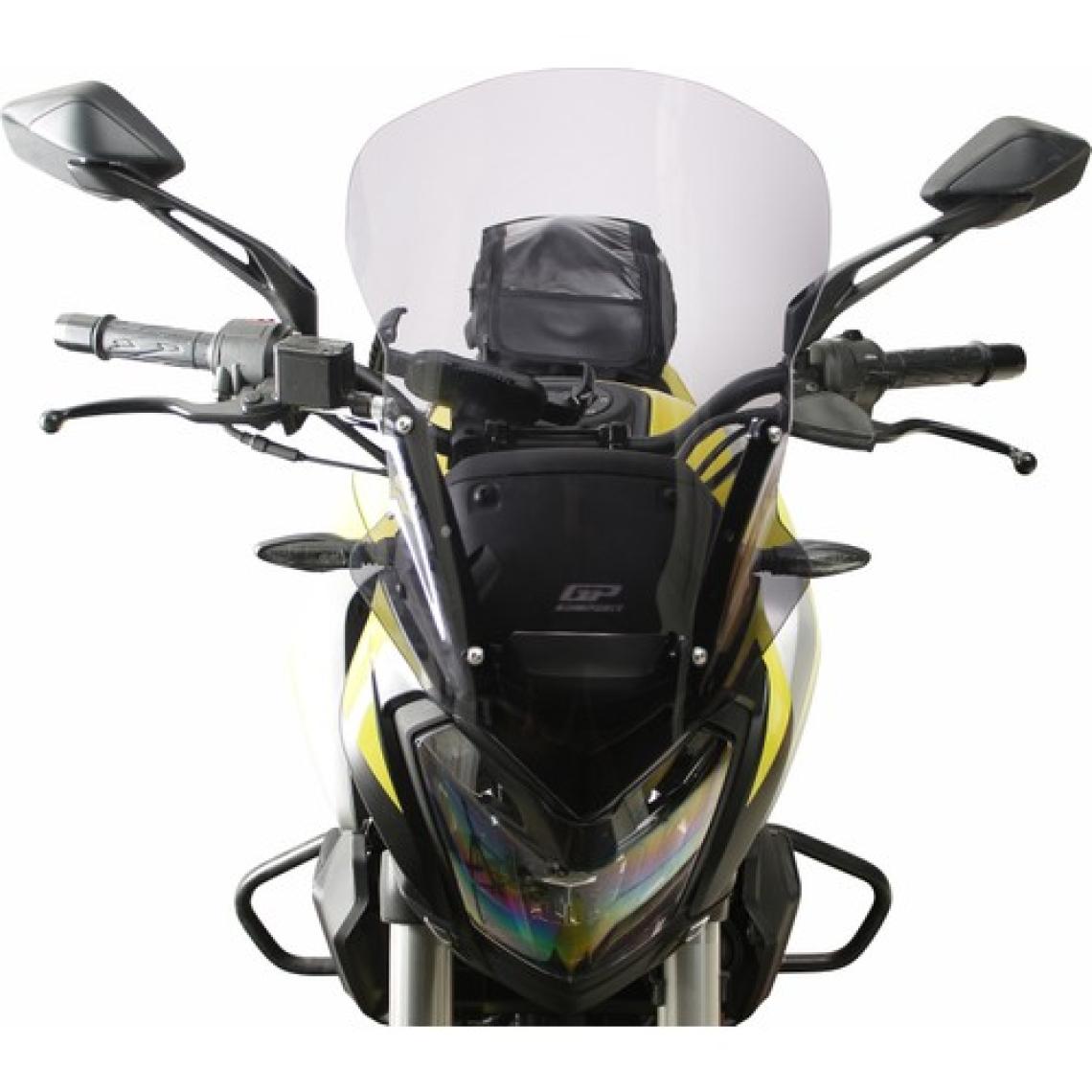 GP Kompozit Bajaj Dominar 250 / 400 2017-2024 Uyumlu Ön Cam Füme 48 cm