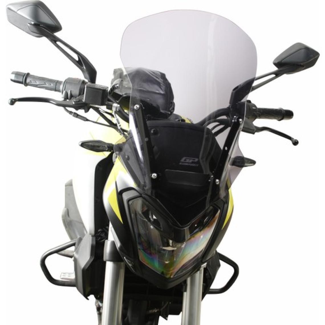 GP Kompozit Bajaj Dominar 250 / 400 2017-2024 Uyumlu Ön Cam Füme 48 cm