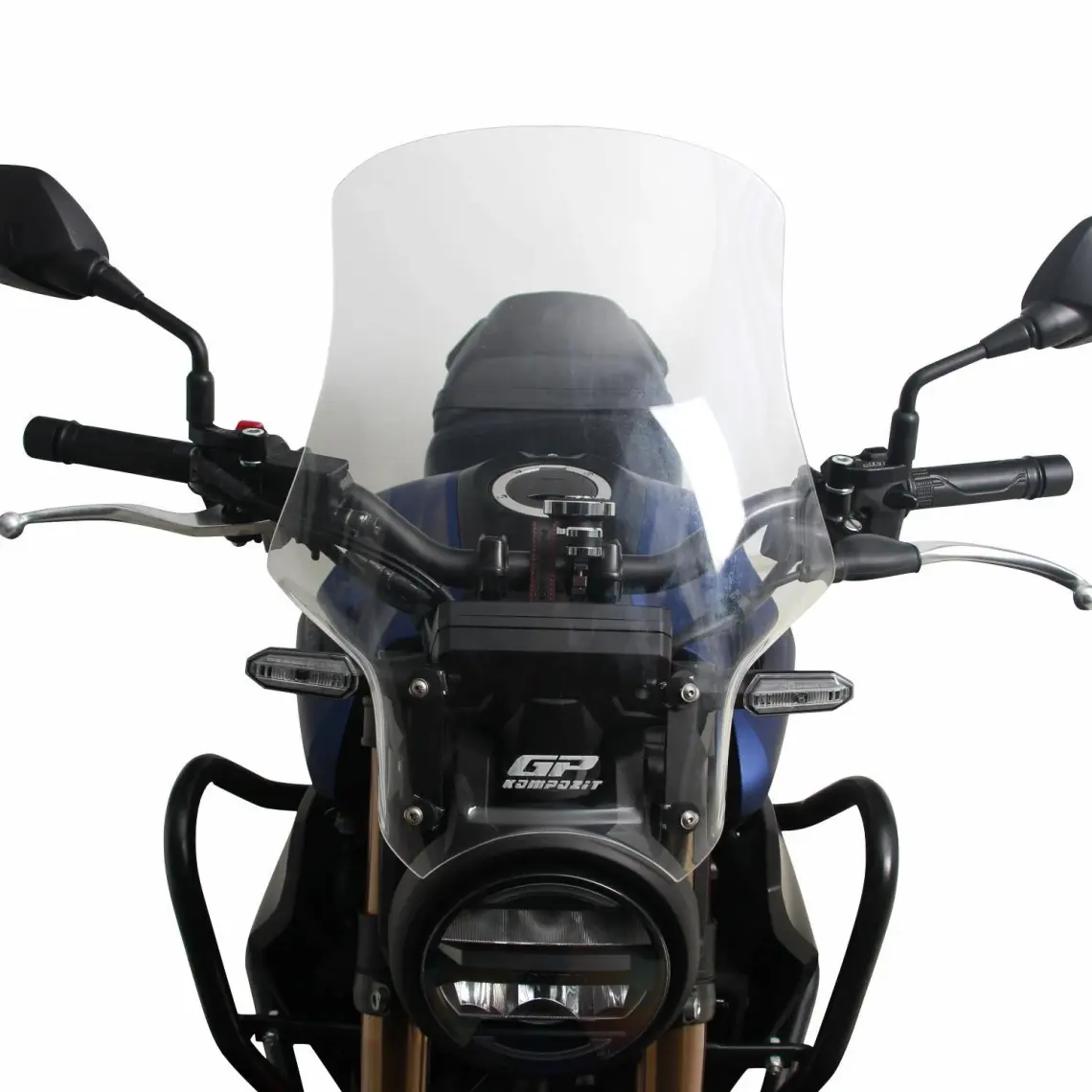 GP Kompozit Honda CB125R / CB250R 2018-2024 Uyumlu Tur Camı Füme 49 cm