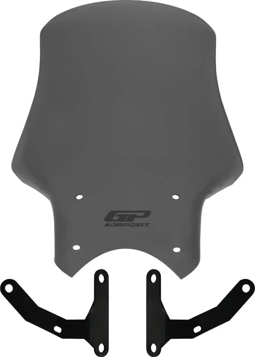 GP Kompozit Honda CB125R / CB250R 2018-2024 Uyumlu Tur Camı Füme 49 cm