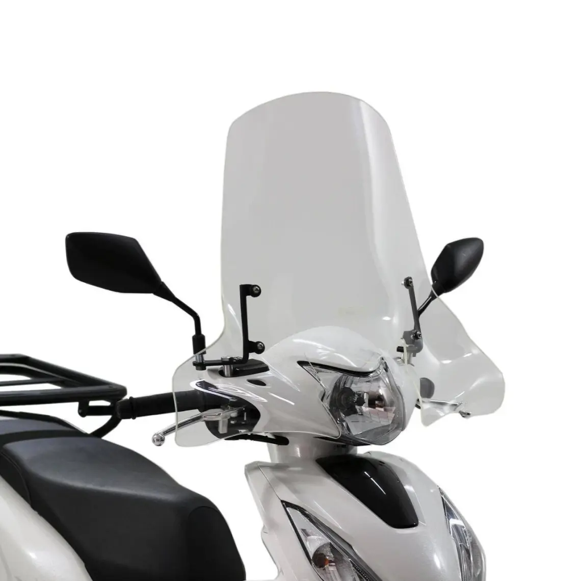 GP Kompozit Honda Dio 2021-2024 Uyumlu Ön Cam Füme 58 cm