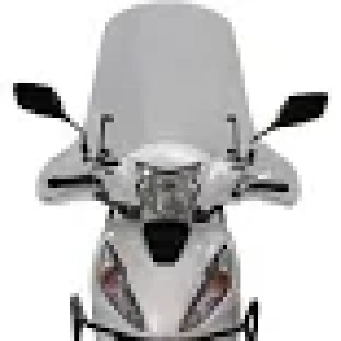 GP Kompozit Honda Dio 2021-2024 Uyumlu Ön Cam Füme 58 cm