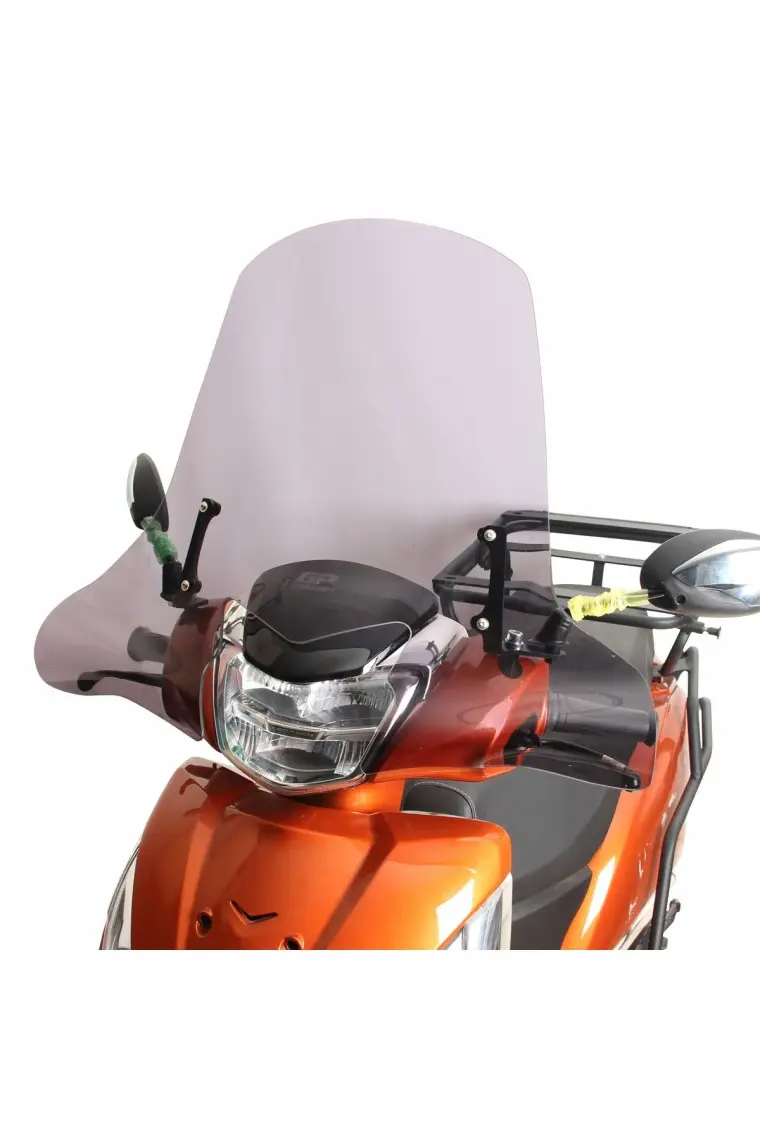 Gp Kompozit Tvs Jupiter 125 2023-2024 Uyumlu Ön Cam Füme 58 cm