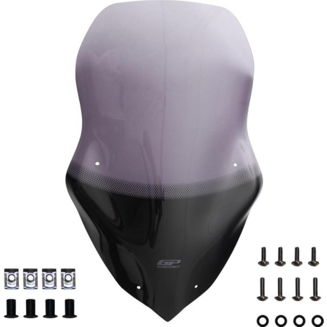 GP Kompozit SYM Jet 14 2017-2024 Uyumlu Baskılı Ön Cam Füme 65 cm