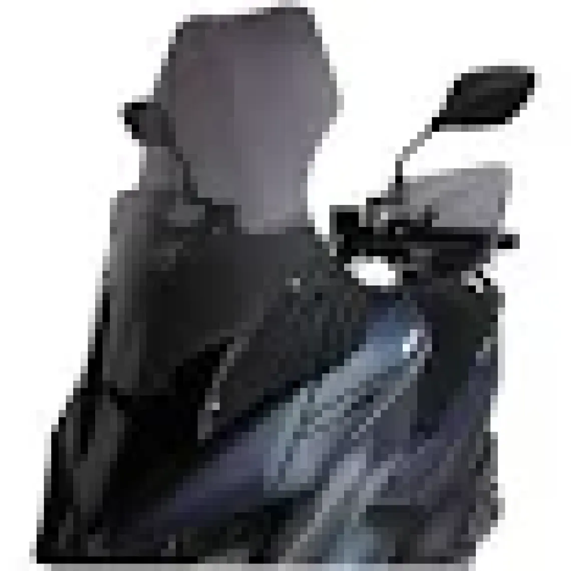 GP Kompozit SYM Jet X 125 2022-2024 Uyumlu Ön Cam Füme 79 cm