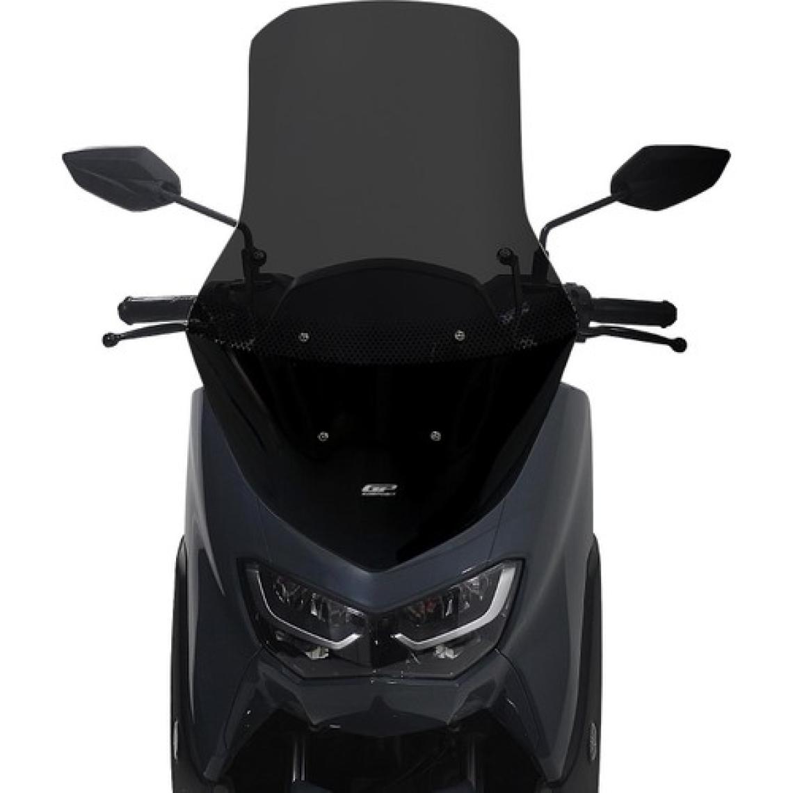 GP Kompozit Yamaha NMAX 125 / 155 2021-2024 Uyumlu Ayaklı Tur Camı Füme 72 cm