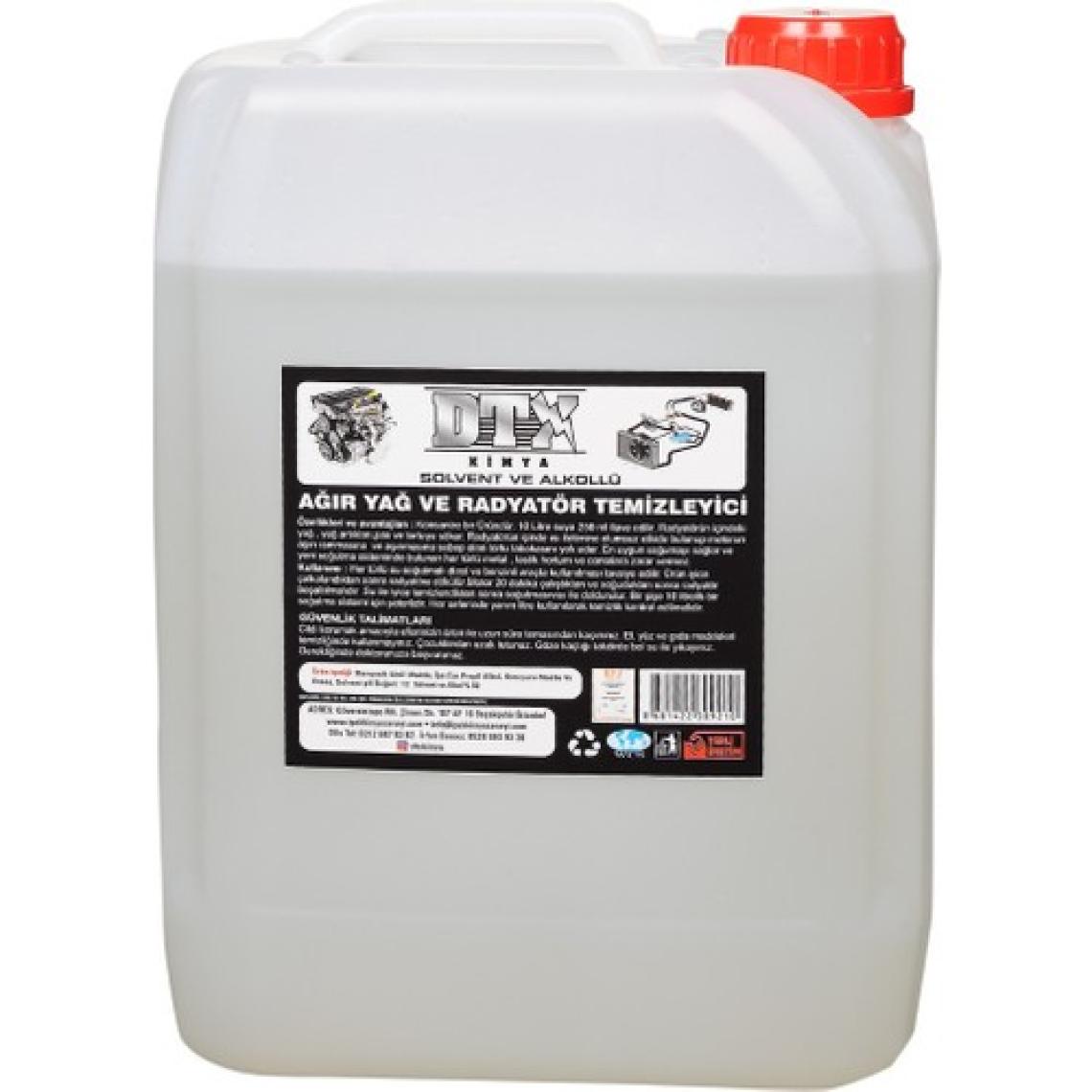 Dtx Kimya Solventli Radyatör ve Soğutma Sistemi Temizleyici 5l