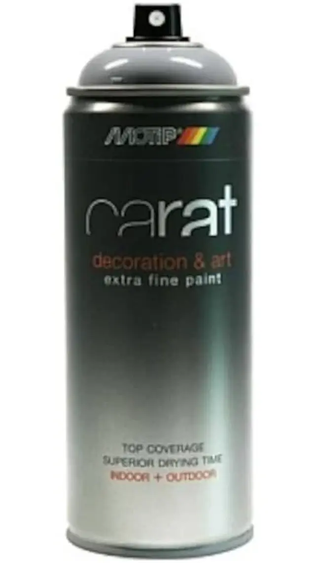 Motip Carat Parlak Beton Gri Sprey Boya - 400 ml RAL7040