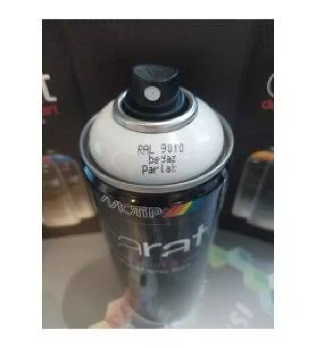 Motip Carat Mat Beyaz Sprey Boya - 400 ml RAL9010