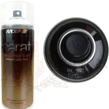 Motip Carat Ral 9005 Parlak Siyah Akrilik Boya 400 Ml Germany