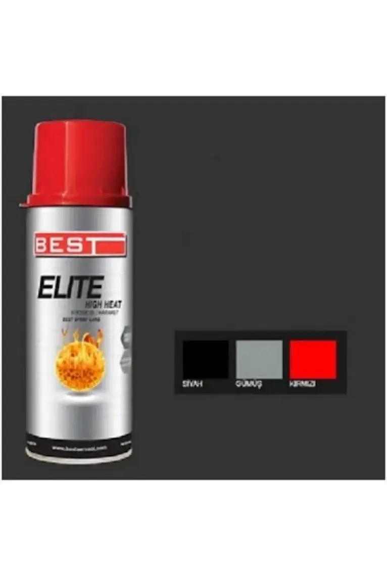 Motip 300°C Isıya Dayanıklı Kırmızı Boya 400 Ml. Made in Germany