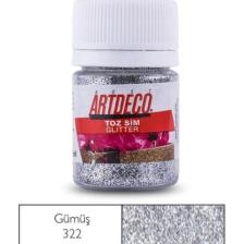 Artdeco Toz Sim (Glitter) 322 Gümüş