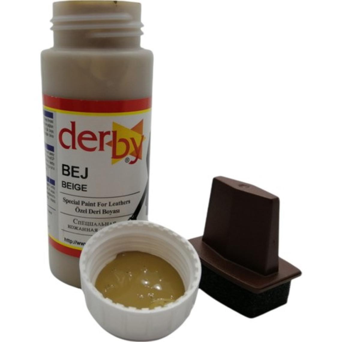 Derby Mont Direksiyon Koltuk Deri Boyası 100ML ve Saplı Sünger 1 Adet
