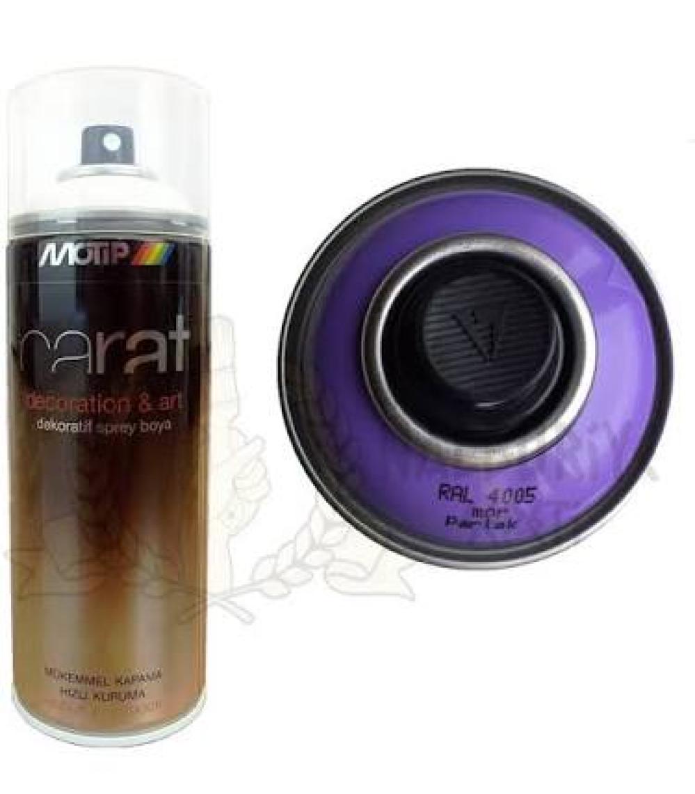 Motip Carat Ral 4005 Sprey Boya 400ml - Parlak Mor
