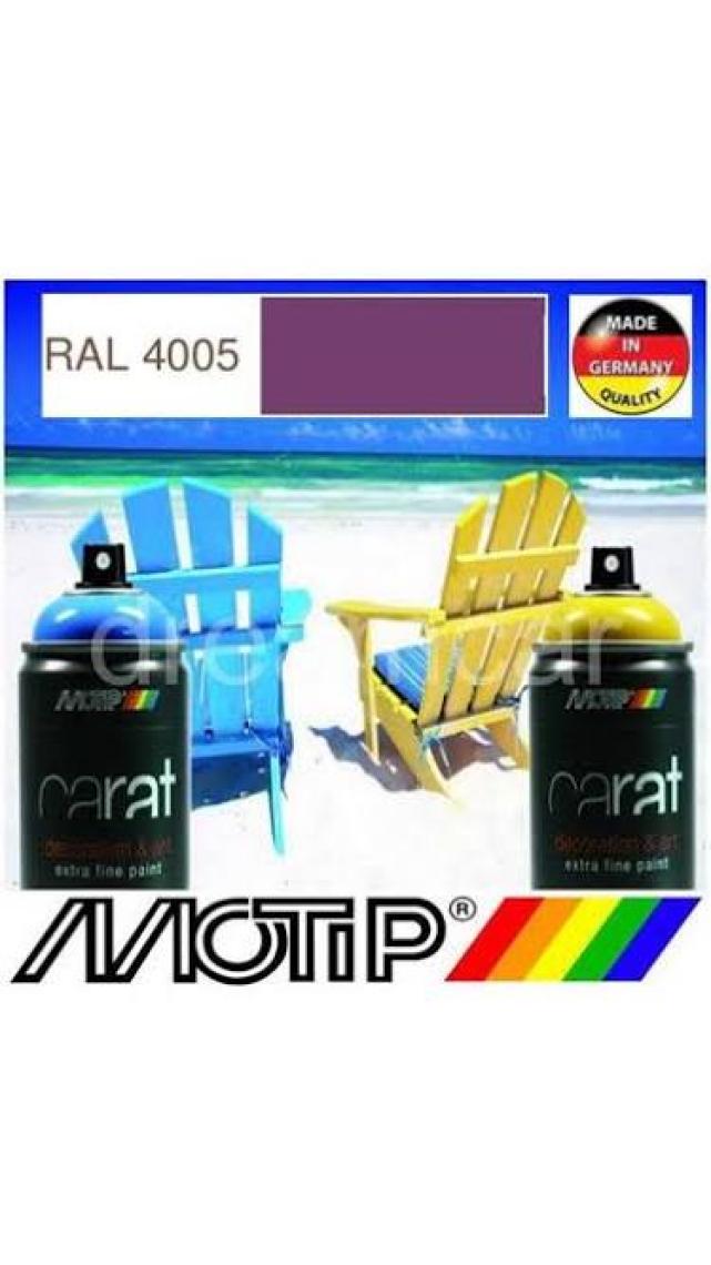 Motip Carat Ral 4005 Sprey Boya 400ml - Parlak Mor