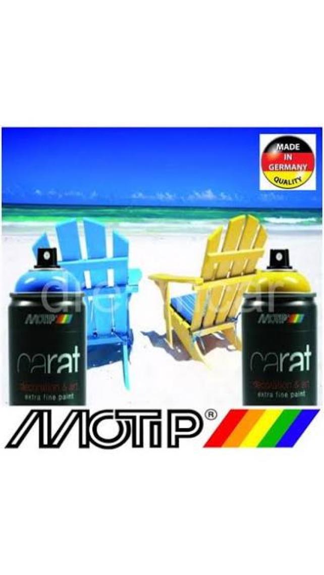 Motip Carat Parlak Kırık Beyaz Sprey Boya - 400 ml RAL1013