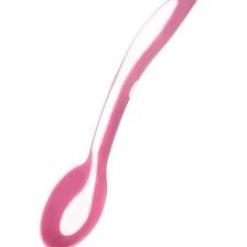 Taşıma Kutulu Mama Kaşığı - Yumuşak Uçlu - Pembe