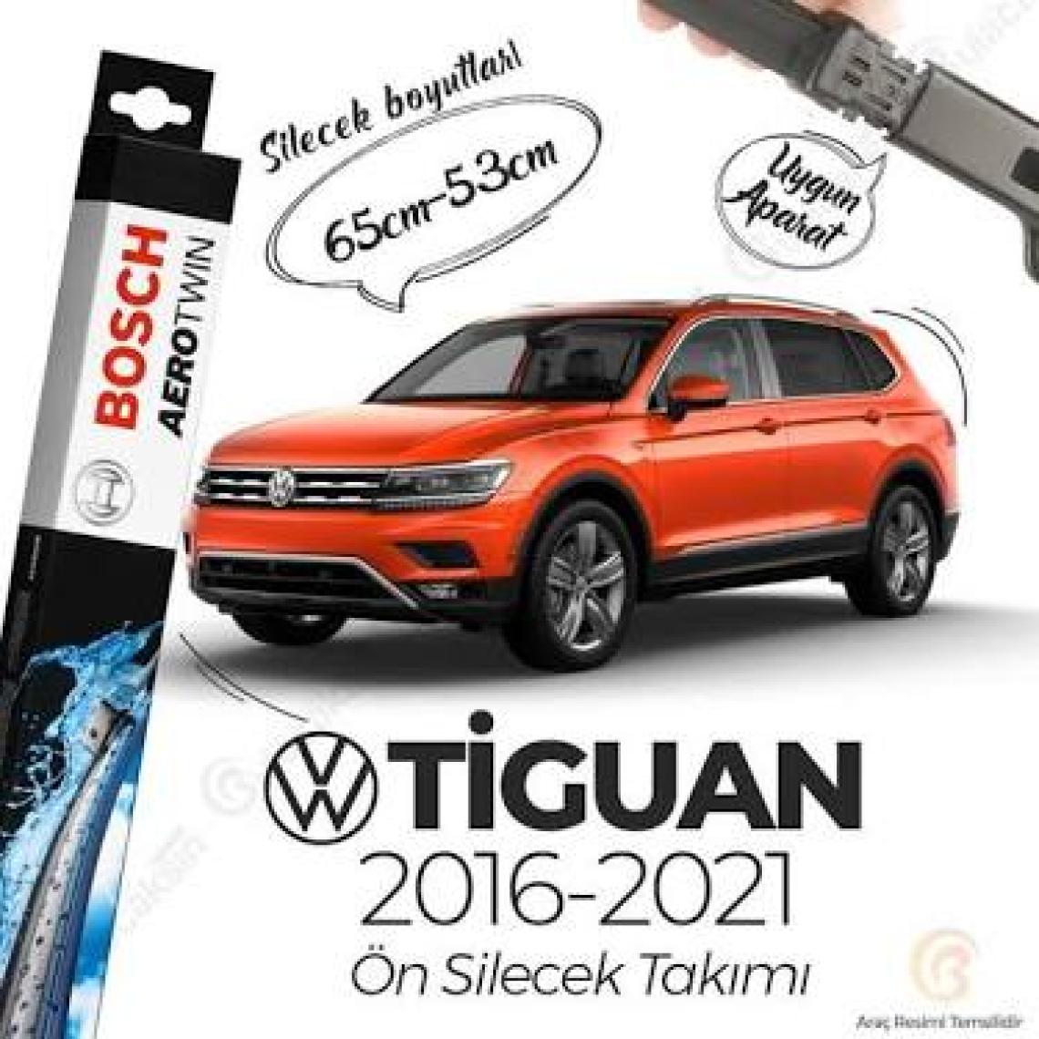 Bosch VW Tiguan Silecek Takımı 2016-2021 Bosch Aerotwin A244S