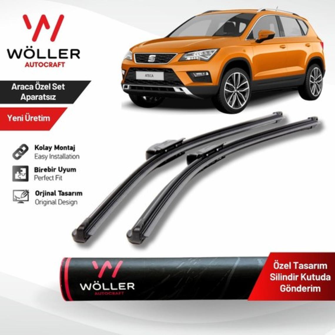 Wöller Seat Ateca Silecek 2017 Sonrası Silecek Takımı Araca Özel