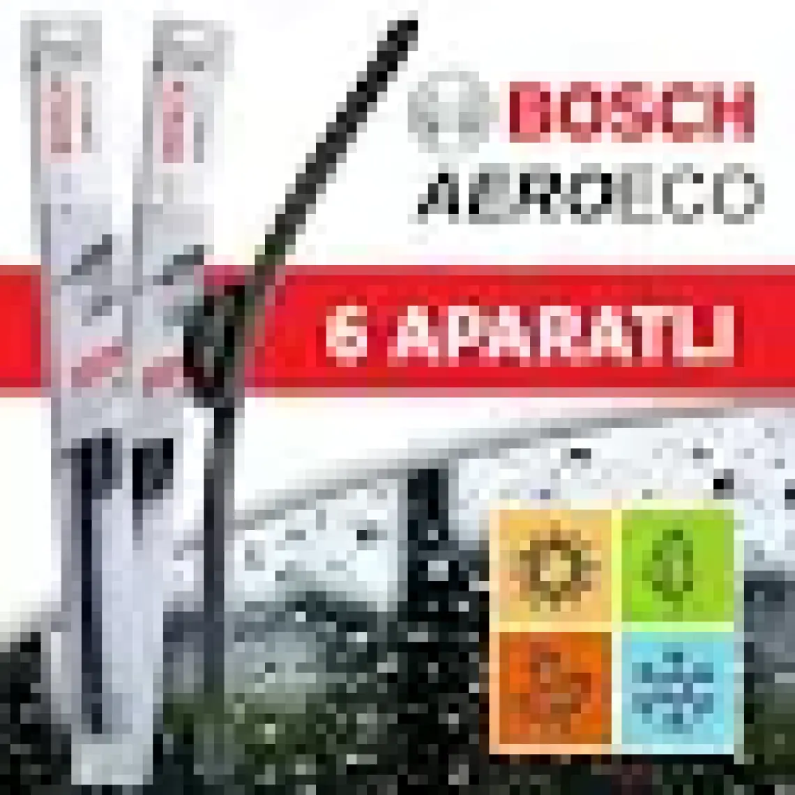 Renault Clio 4  Muz Silecek Takımı Bosch Aeroeco (2012-2015)