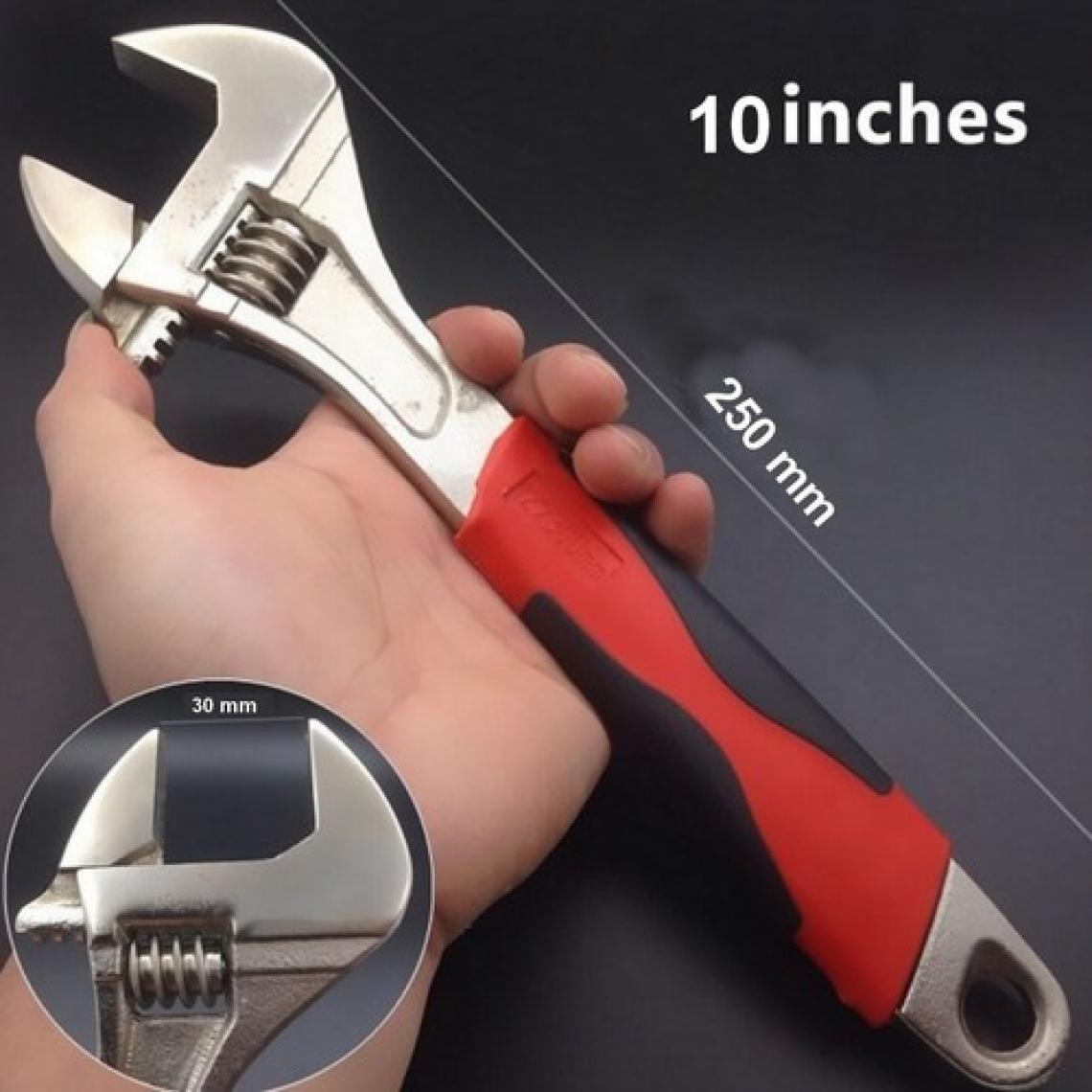 Neler Geldi Neler Kurbağacık Anahtar No 10 - 250 mm Çak Amaçlı Anahtar Ingiliz Anahtar Anahtar Boyu 25 cm