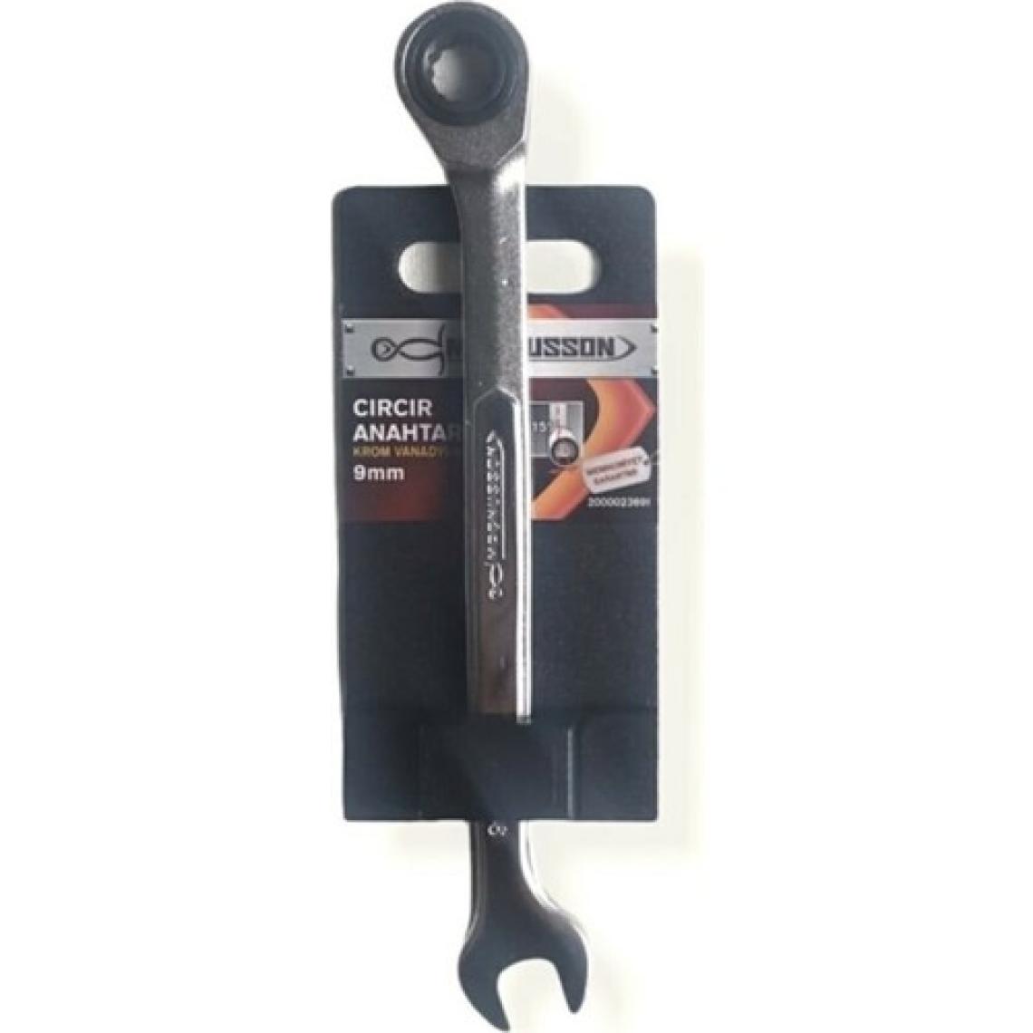 Magnusson Chrome Vanadium Cırcır Kombine Anahtarı 9 mm