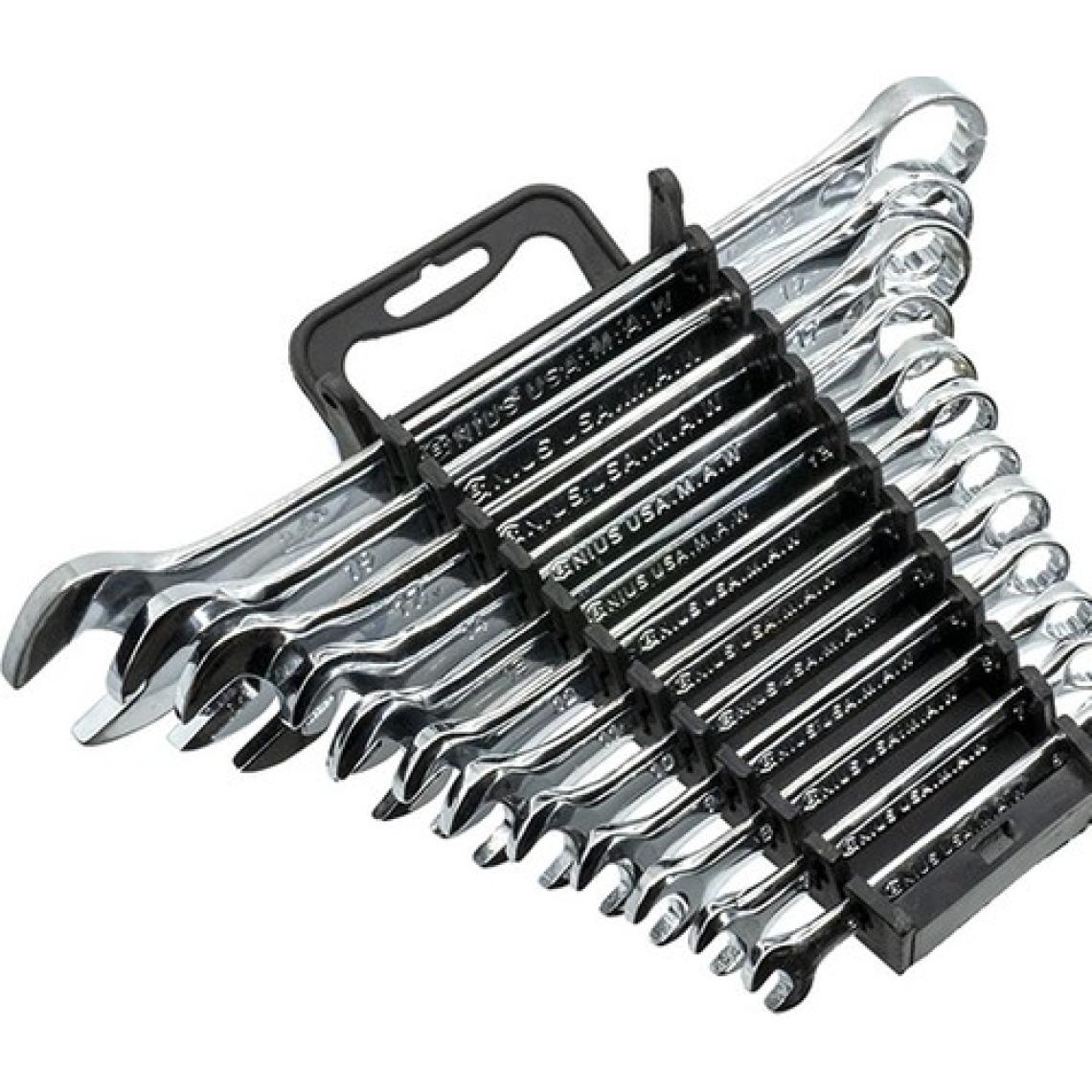 Genius 12 Parça Kombine Anahtar Takımı 12 Li Düz-Yıldız 6X22 mm
