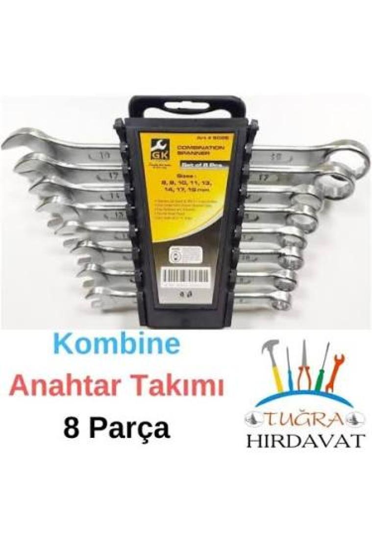 Gk Tools Kombine Düz Yıldız Anahtar Takımı 8x19 mm
