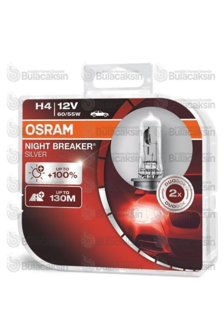 Night Breaker Silver H4 Ampul 64193nbs +100% Fazla Işık