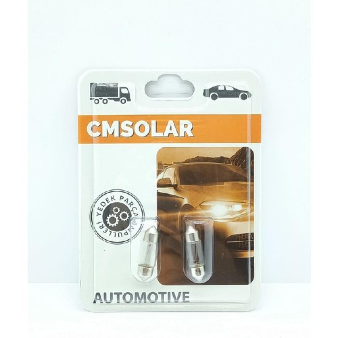 Cmsolar 12V Sofit Ampul Sarı Işık