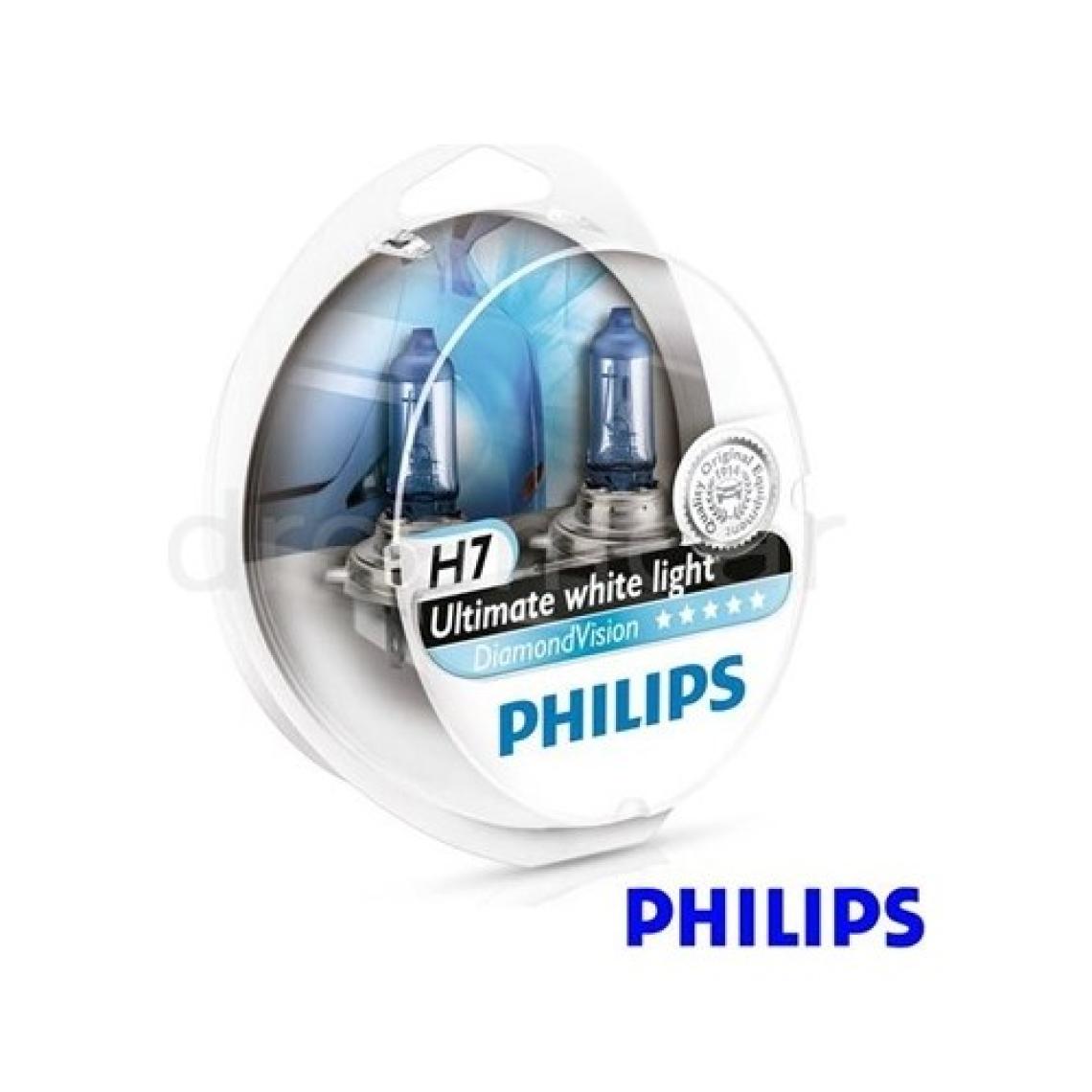 Philips H7 Diamond Vision Ultimate Parlak Beyaz Işık 5000K