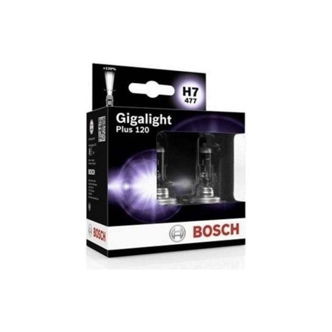 Bosch Gigalight Plus 120 H7 Ampül 2'li Set