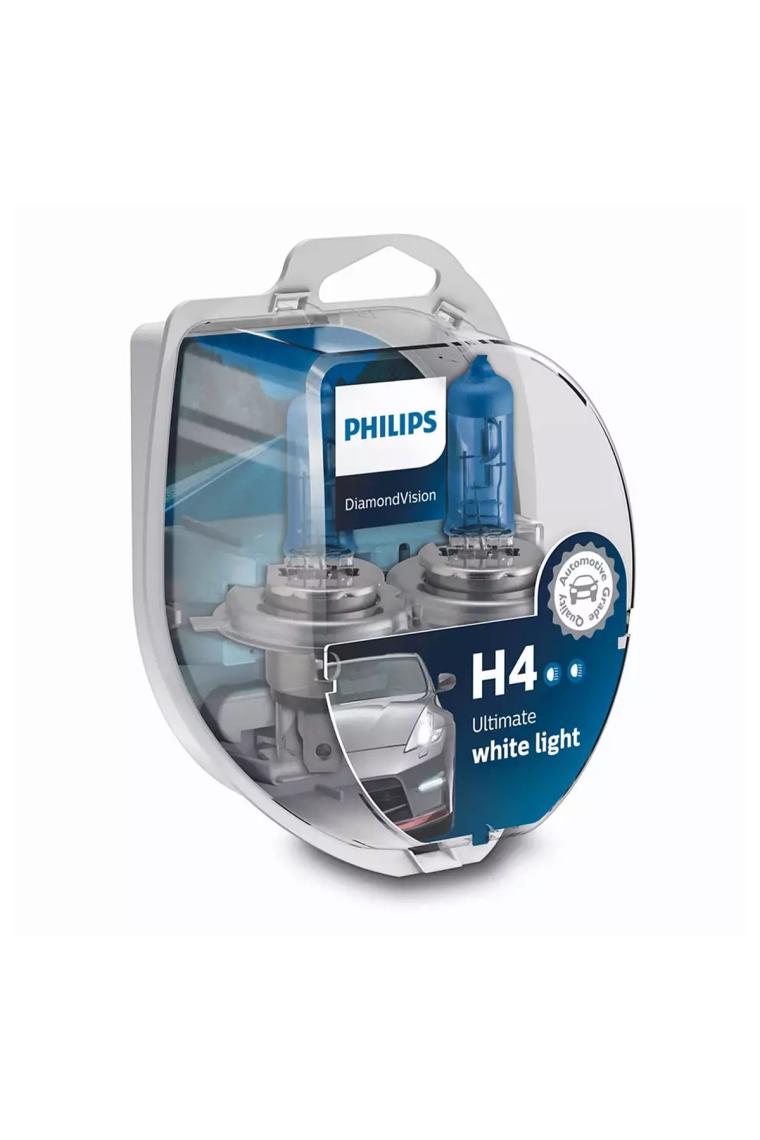 Philips H4 Diamond Vision Ultra Beyaz Işık 5000K
