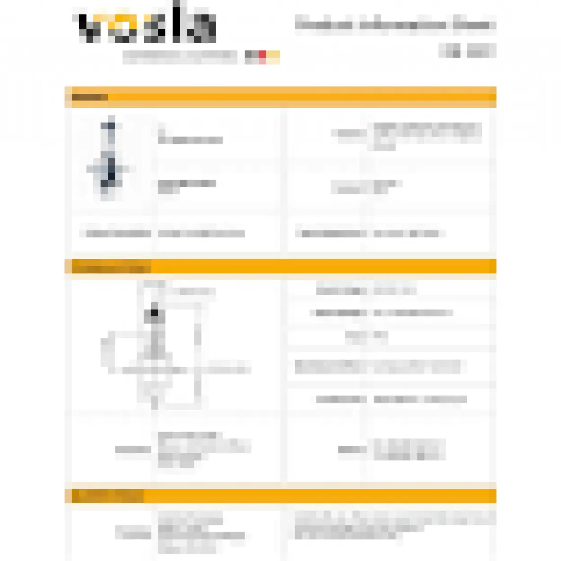 Vosla 12V H4 Ampul Halogen 60/55W P43T 28881 (2 Li)