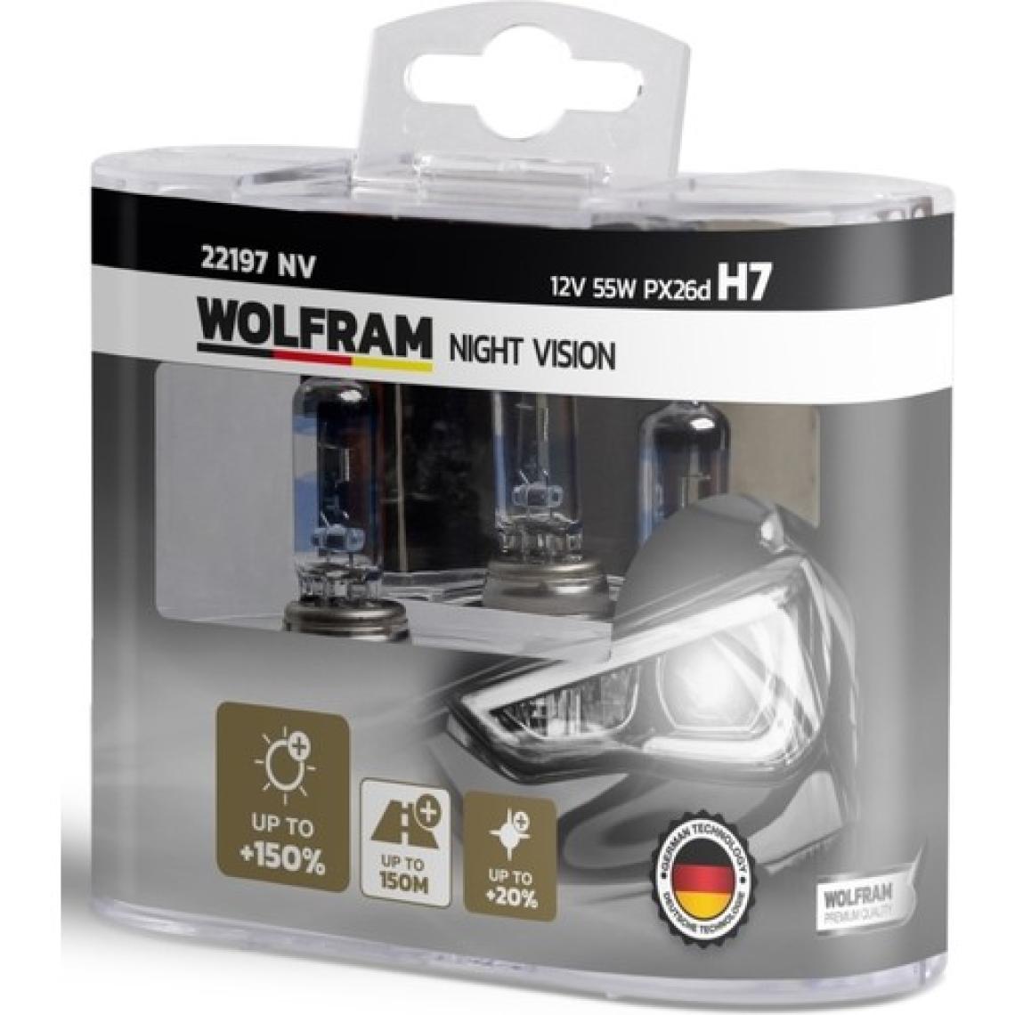Wolfram H7 Night Vision 12V 55W PX26D