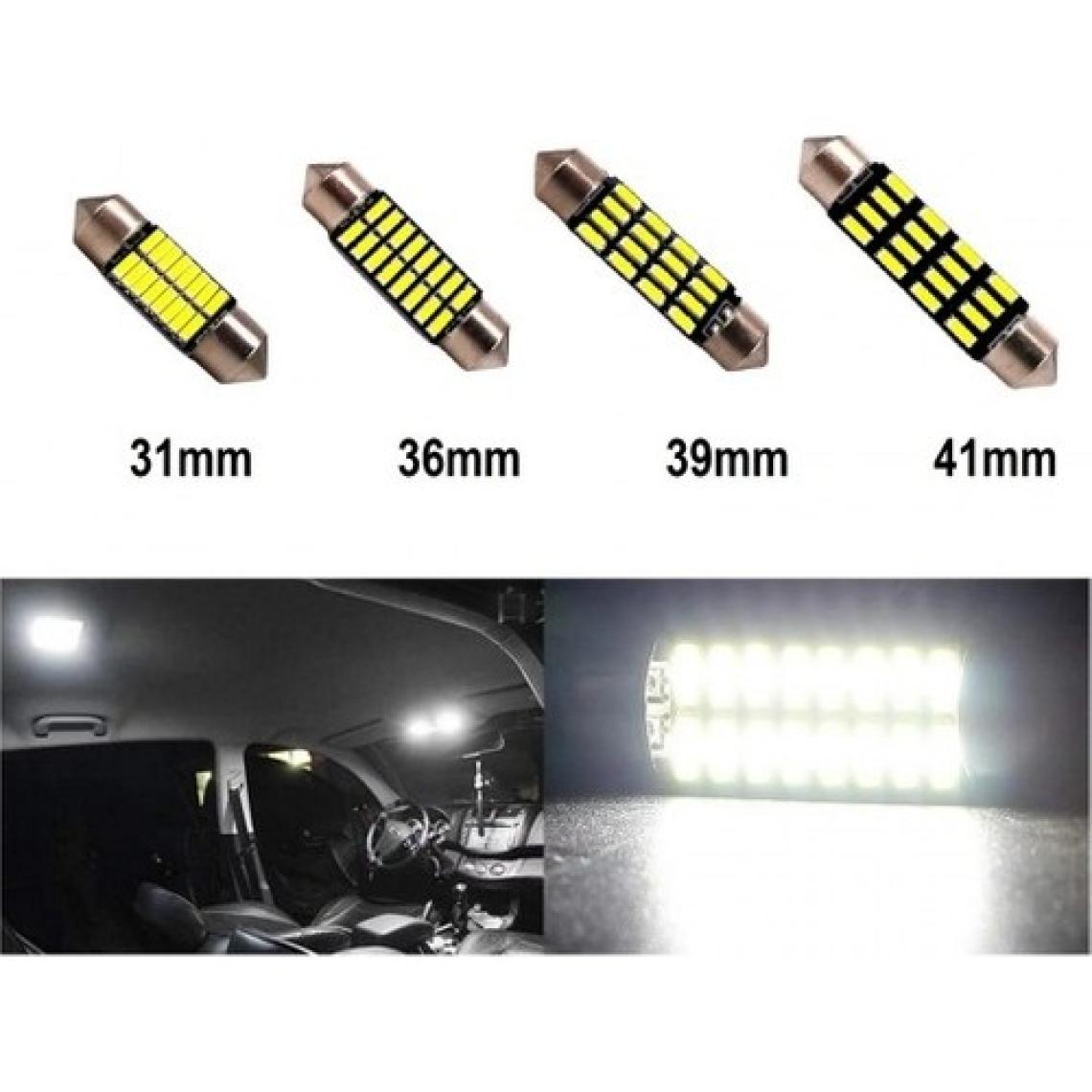 Fardoktoru 41MM Beyaz 16 Smd Sofit Oto LED Ampulü