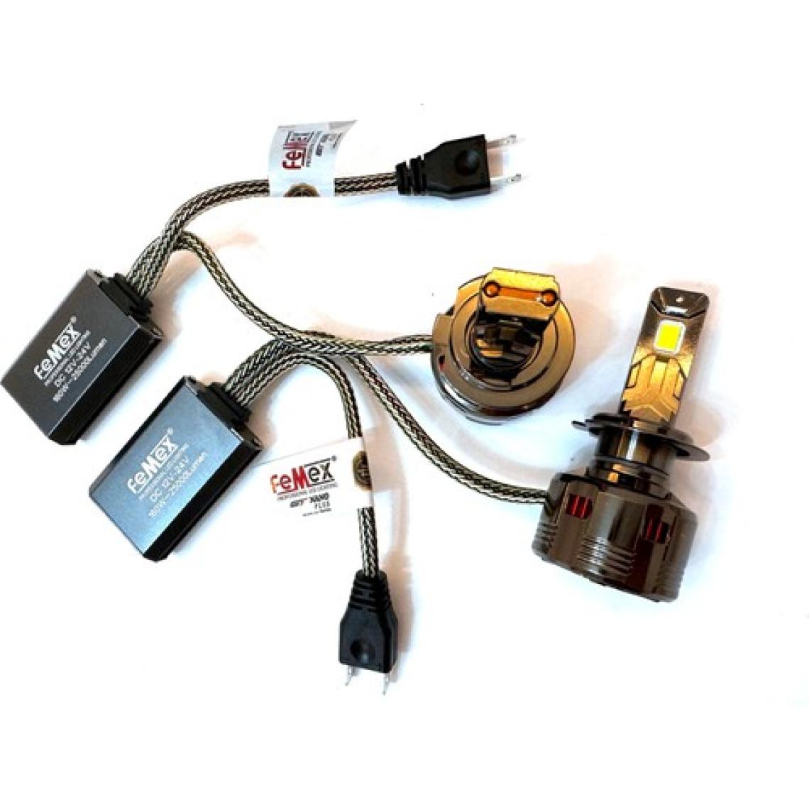 Femex Gt Nano Plus Csp Lumıled Royal Chipset Radyatör Soğutmalı H7 LED Xenon LED Headlight