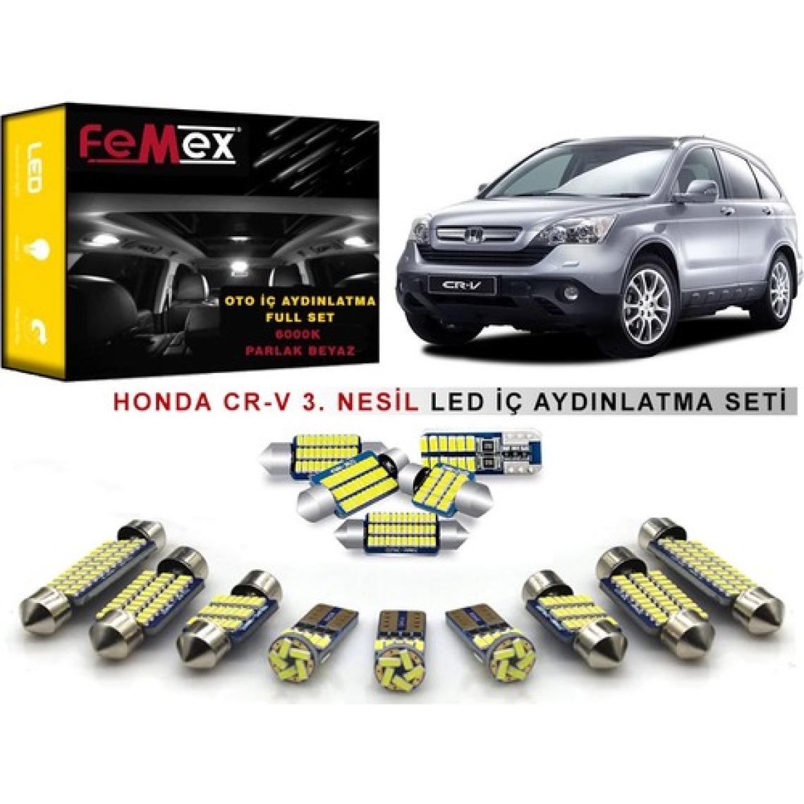 Femex Honda Cr-V 3. Nesil LED Iç Aydınlatma Ampul Seti Parlak Beyaz