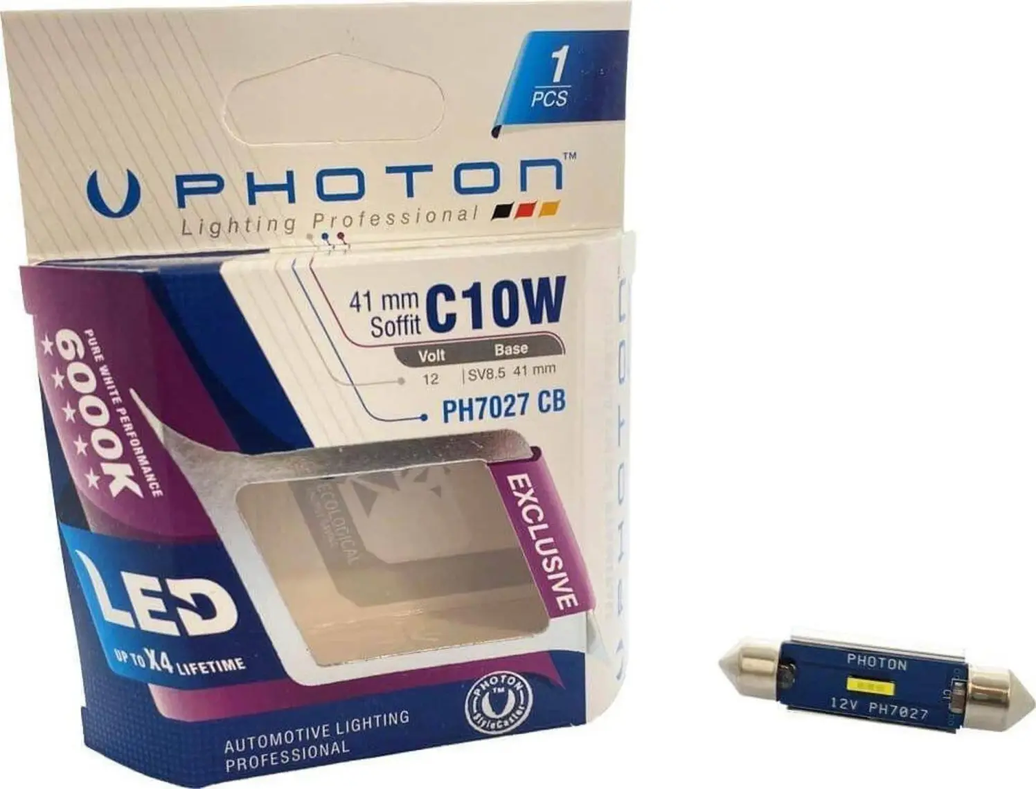 Photon Sofit Beyaz LED 41MM Can-Bus  PH7013