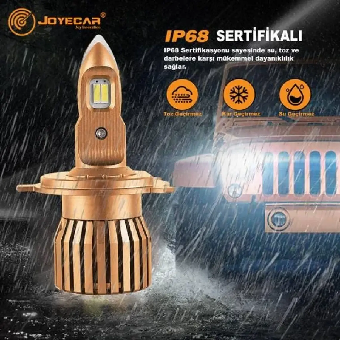 Joyecar F10 Kurşun Serisi LED Xenon Far Ampulü H7/ H1/ H4 / H11